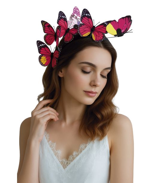 Hårbøjle med sommerfugle