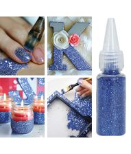 Blå glimmer til udklædning og pynt, 10g