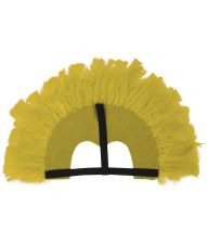 Gul samba fjerhovedpynt