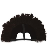 Sort samba fjerhovedpynt