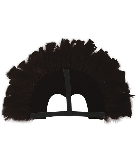 Sort samba fjerhovedpynt