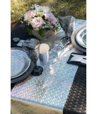 Sølv stjerne bordløber, 3 m