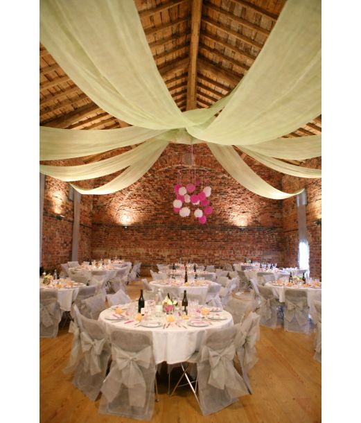 Oliven loftgardin, 12 m