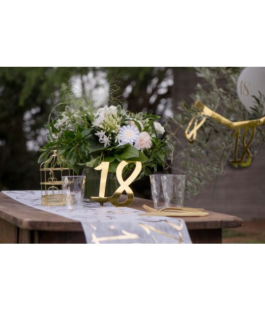 Guld deko tal, 18 år