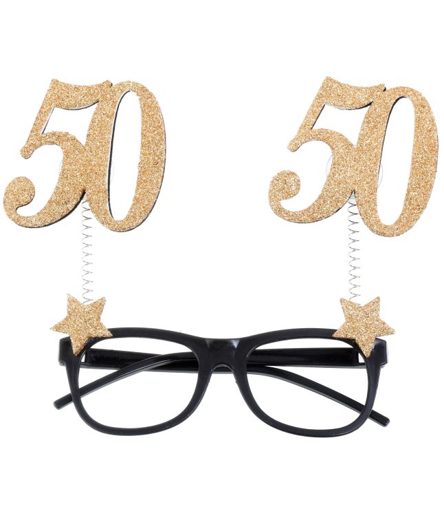 Guld glimmer briller, 50 år