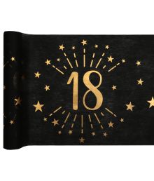 Sort og guld bordløber, 18 år