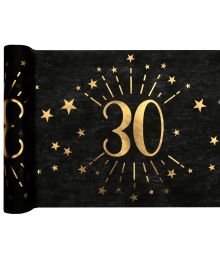 Sort og guld bordløber, 30 år