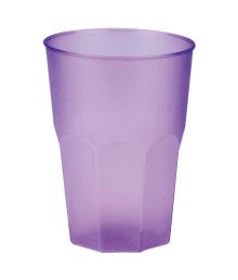 Lilla plast drikkeglas 420ml, 6 stk 