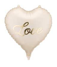 Hjerte folieballon, Love 35 cm