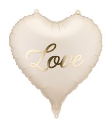 Hjerte folieballon, Love 35 cm