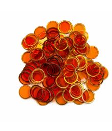 Orange magnetbrikker, 100 stk