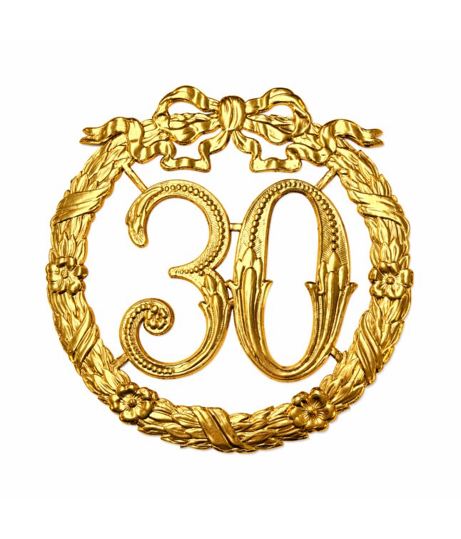 Guld krans, 30 år