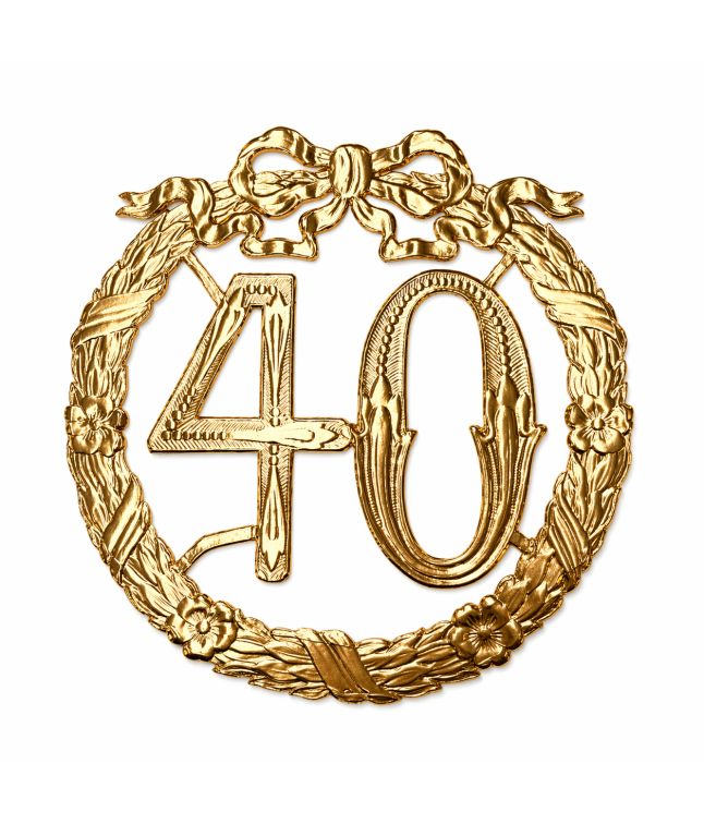 Guld krans, 40 år
