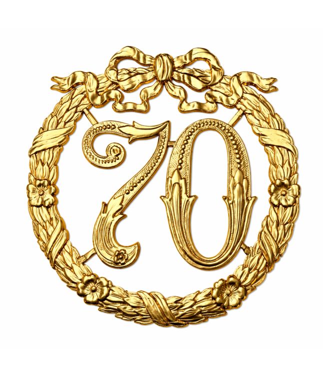 Guld krans, 70 år