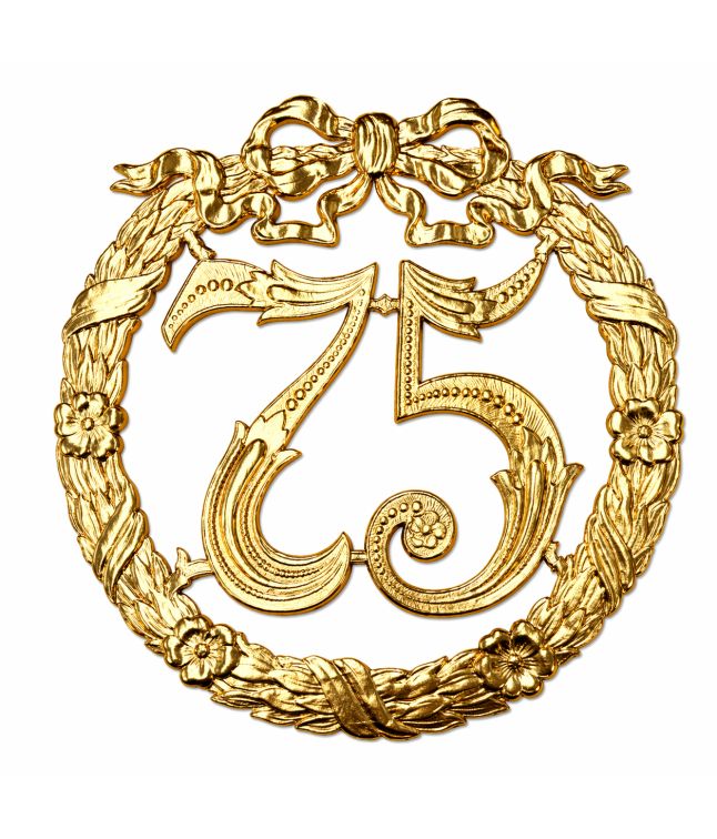 Guld krans, 75 år