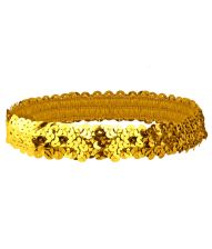 Guld paillet hårbånd