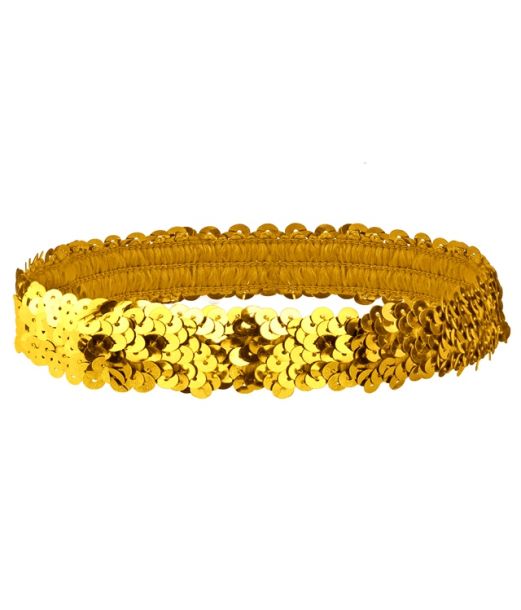 Guld paillet hårbånd