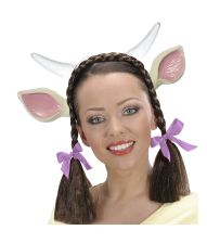 Ko ører med horn