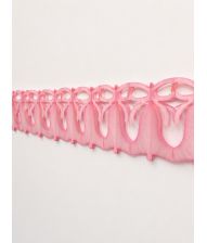 Guirlande med rosa klokker, 3,6 m