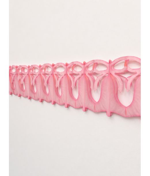 Guirlande med rosa klokker, 3,6 m