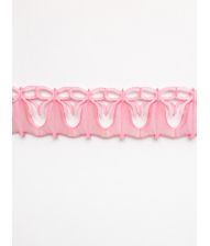 Guirlande med rosa klokker, 3,6 m