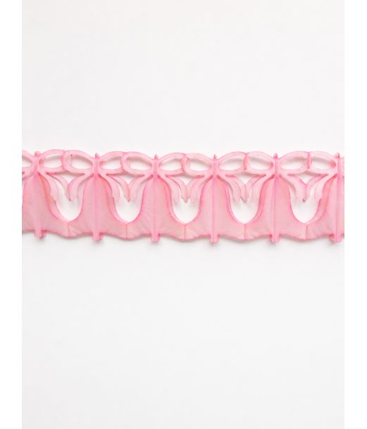 Guirlande med rosa klokker, 3,6 m