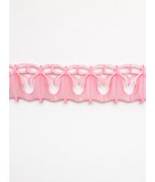 Guirlande med rosa klokker, 3,6 m