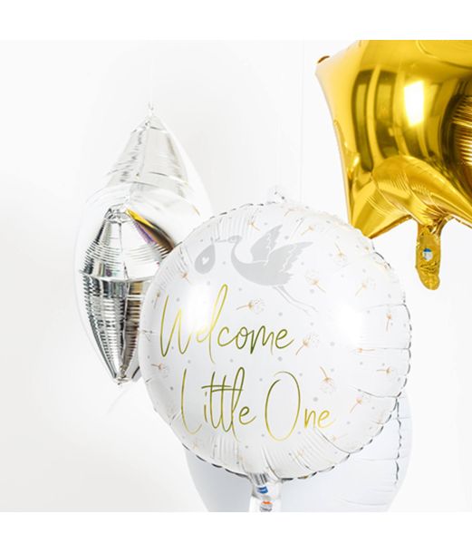 Welcome Little On folieballon 45 cm