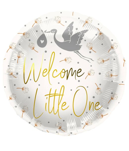 Welcome Little On folieballon 45 cm
