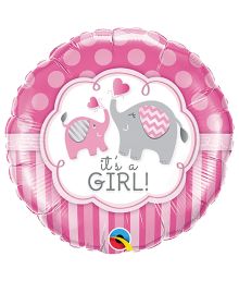 It`s a girl elefant folieballon 46 cm +