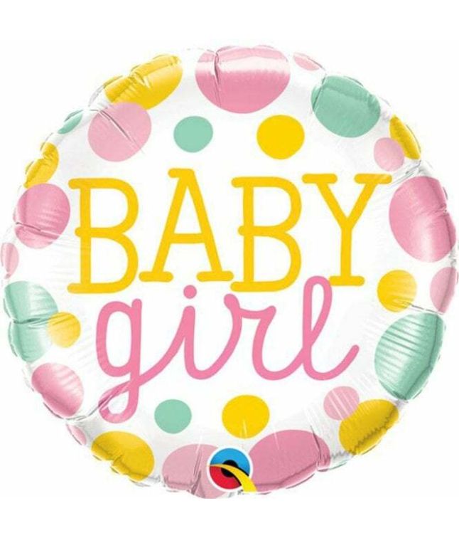 Baby girl folieballon, 46 cm