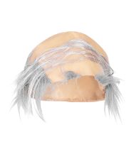 Gammel mand isse med hentehår