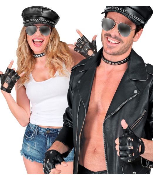 Handsker med nitter, XL