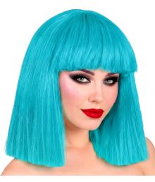 Turkis showgirl paryk