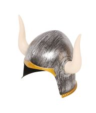 Vikingehjelm med horn
