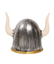 Vikingehjelm med horn