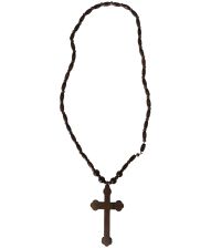 Kors med rosenkrans til udklædning