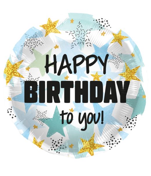 Happy Birthday to you folieballon, 45 cm
