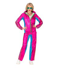 Pink metallic joggindragt til udklædning