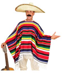 Poncho kostume til voksne