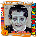 Frankenstein ansigtsmaling til halloween.