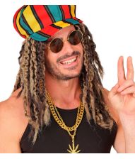 Bølget dreadlocks paryk