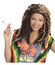 Bølget dreadlocks paryk