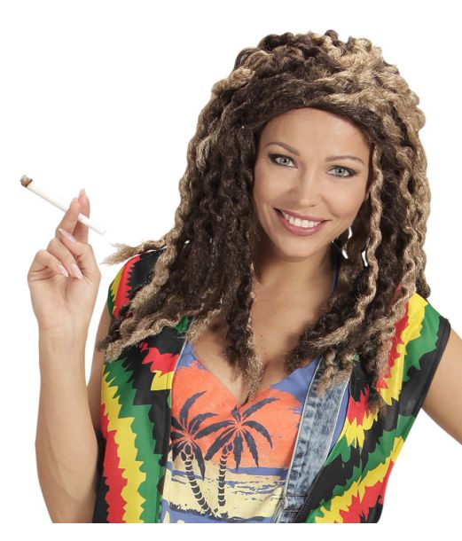 Bølget dreadlocks paryk