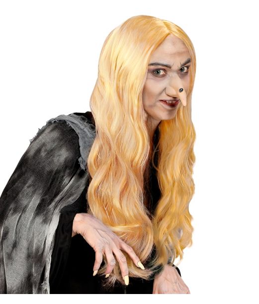 Langhåret blond hekseparyk, Morgana