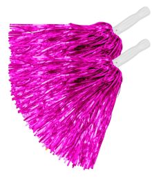 Pink pom poms, 2 stk