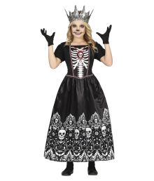 Skelet dronning kostume