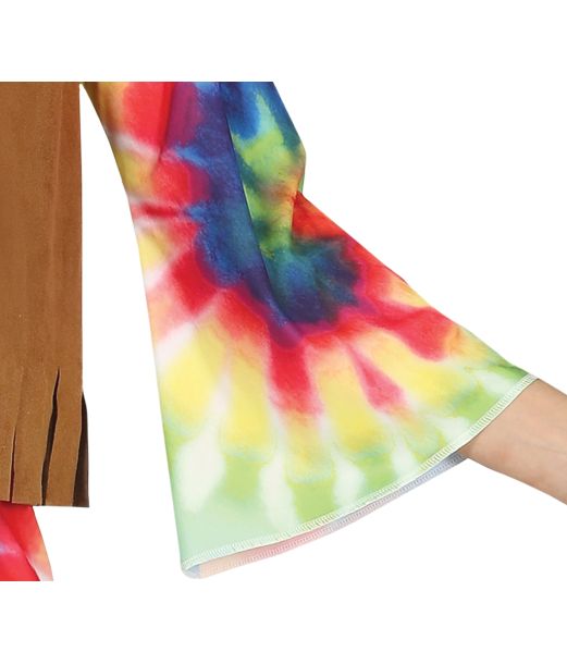 Tie dye hippiekjole