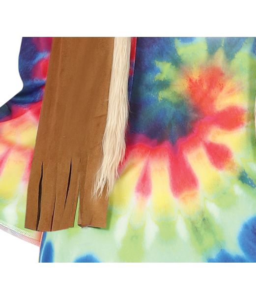 Tie dye hippiekjole