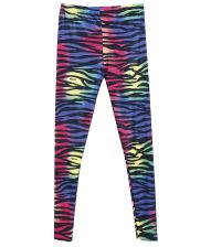Regnbue Zebra leggings